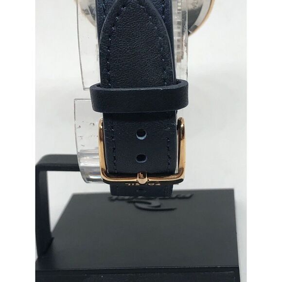 Fossil ES3832 Women Leather Analog Silver Dial Quartz Genuine Wrist Watch KG125 - Picture 6 of 12